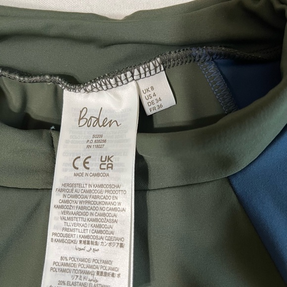 Boden Women Rashguard Swim Top - Picture 2 of 5